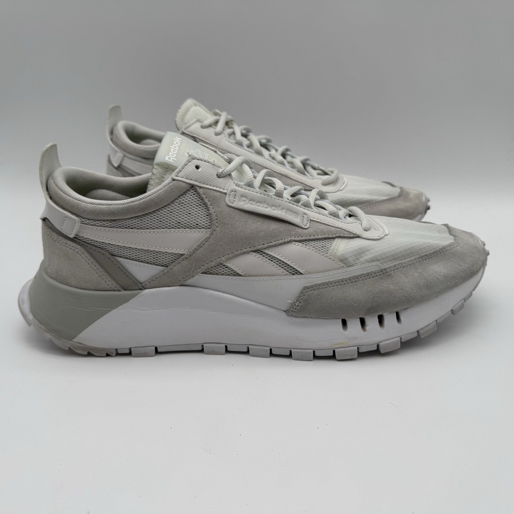 Reebok Classic Legacy Mens Size 14‎ Gray White Sneakers